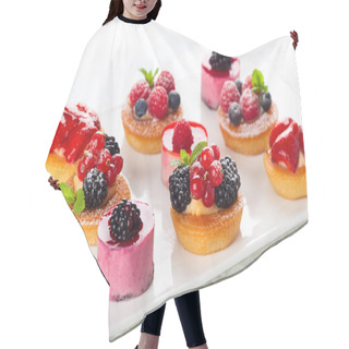 Personality  Assorted Desserts Hair Cutting Cape