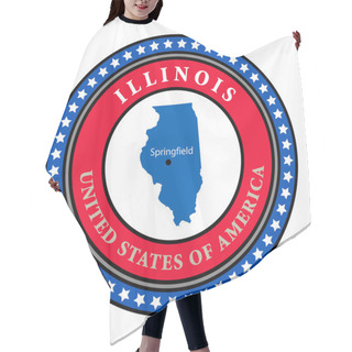 Personality  Label Illinois Hair Cutting Cape