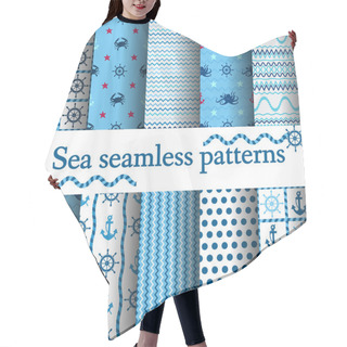 Personality  Set Of Sea Seamless Hair Cutting Cape