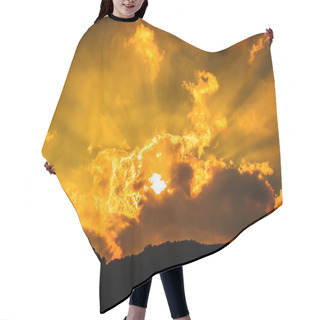 Personality  Sky Rays Of Light Hair Cutting Cape