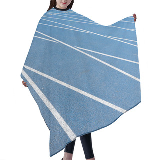 Personality  Blue Running Track  Hair Cutting Cape