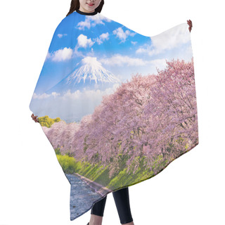 Personality  Fuji Mountain In Spring Hair Cutting Cape