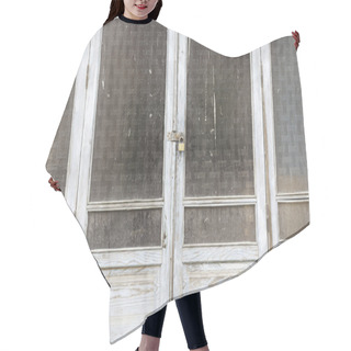 Personality  Old Wooden Windows Hair Cutting Cape