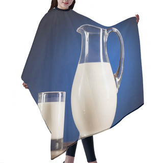 Personality  Fresh Milk In Glass And Jug  Hair Cutting Cape