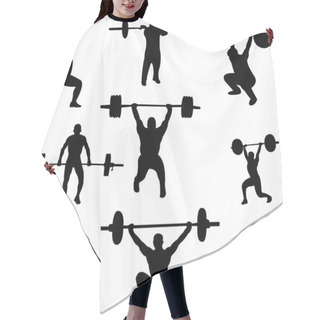 Personality  Weightlifters Hair Cutting Cape