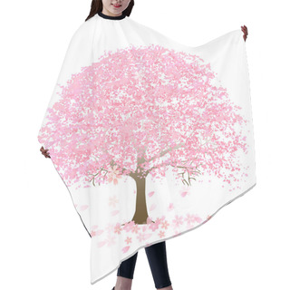 Personality  Cherry Blossoms Spring Flower Icon Hair Cutting Cape
