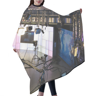 Personality  Television Studio Equipment, Spotlight Truss And Professional Ca Hair Cutting Cape