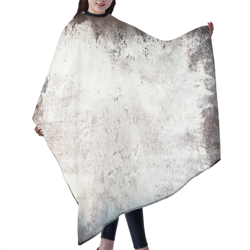 Personality  Abstract Grey Textured Background Hair Cutting Cape