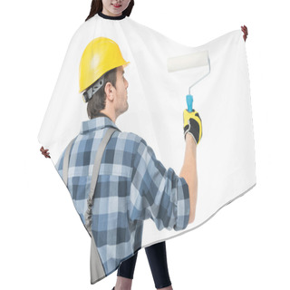 Personality  Workman With Paint Roller   Hair Cutting Cape