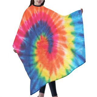 Personality  Close Up Tie Dye Fabric Pattern Background Hair Cutting Cape