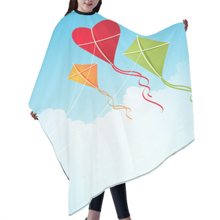 Personality  Three Kites In The Sky Hair Cutting Cape