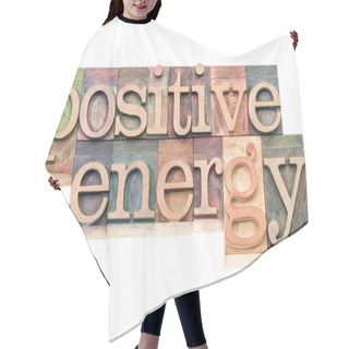 Personality  Positive Energy In Wood Type Hair Cutting Cape