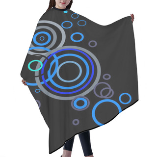 Personality  Circles Hair Cutting Cape