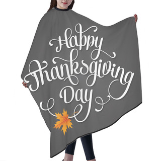 Personality  Happy Thanksgiving Day Hair Cutting Cape