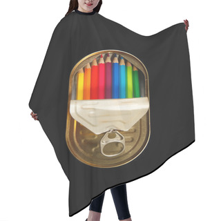 Personality  Pencils In A Can Hair Cutting Cape