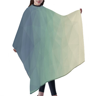 Personality  Abstract Geometric Background With Poly Pattern Hair Cutting Cape