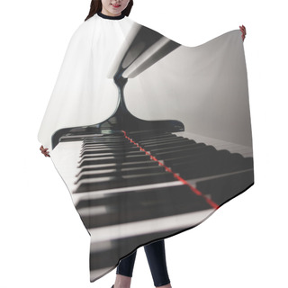 Personality  Blurred Piano Keys Hair Cutting Cape