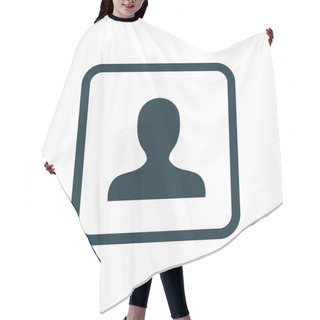 Personality  Profile Icon Rounded Squares Butto Hair Cutting Cape