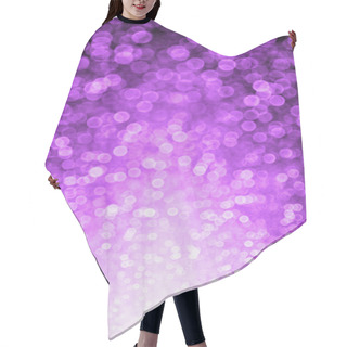 Personality  Purple Black Glitter Sparkle Background Hair Cutting Cape