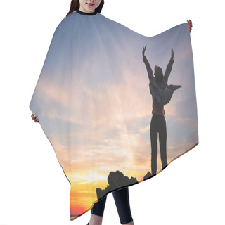 Personality  Concept Of Success, Sports, Victory Hair Cutting Cape