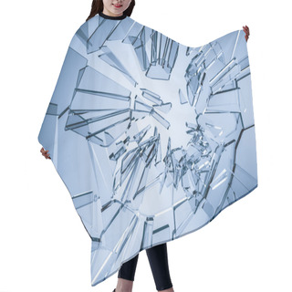 Personality  Glass Background Hair Cutting Cape