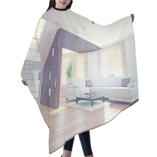 Personality  Living Room Interior Hair Cutting Cape