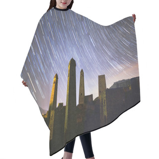 Personality  Starry Sky Over Erzya Tower Complex Hair Cutting Cape