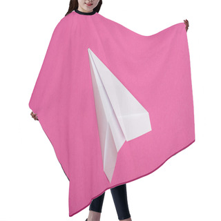 Personality  White Paper Plane  Hair Cutting Cape