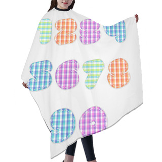 Personality  Numbers Quilt And Old Fashioned Baby Blanket Design Hair Cutting Cape