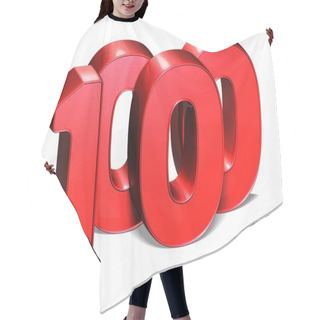 Personality  3D One Thousand On White Background Hair Cutting Cape