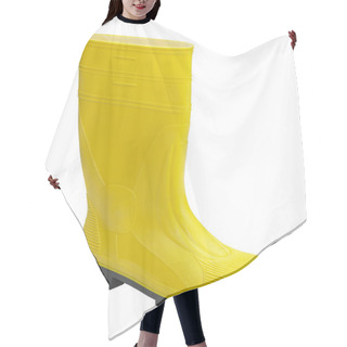 Personality  Yellow Gumboot Hair Cutting Cape