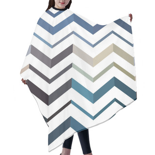 Personality  Awesome Zigzag Seamless Pattern Hair Cutting Cape