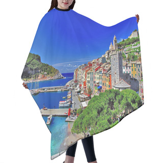 Personality  Colorful Portovenere, Italy Hair Cutting Cape