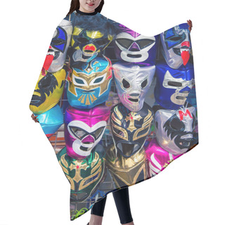 Personality  Wrestling Mask In Mexico City Hair Cutting Cape
