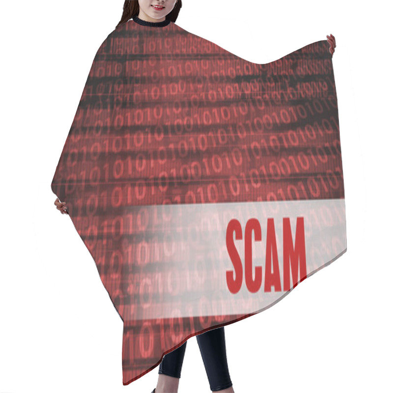 Personality  Scam Security Warning Hair Cutting Cape