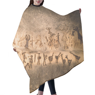 Personality  Beautiful Cave Drawings Hair Cutting Cape