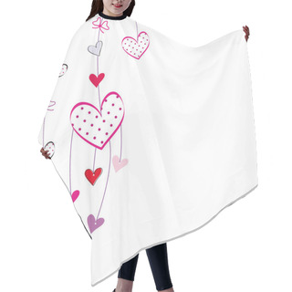 Personality  Valentines Or Wedding Card Hair Cutting Cape