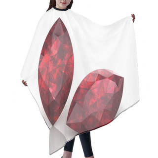 Personality  Ruby ,Citrine Hair Cutting Cape