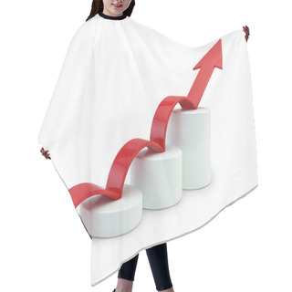 Personality  Arrow On Chart Hair Cutting Cape