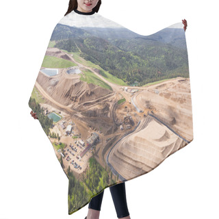 Personality  Open Pit Mine Hair Cutting Cape