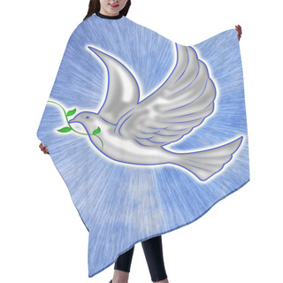 Personality  White Dove Illustration Hair Cutting Cape