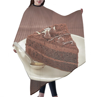 Personality  Chocolate Cake Slice Hair Cutting Cape