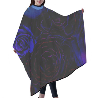 Personality  Dark Roses Hair Cutting Cape
