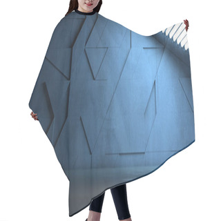 Personality  Stylish Wide Empty Room With Lights - 3D Illustration Hair Cutting Cape
