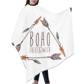 Personality  Boho Style Design Hair Cutting Cape