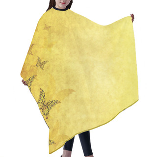 Personality  Paper With Butterflies Hair Cutting Cape