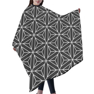 Personality   Seamless Geometric Texture. Hexagons, Diamonds, Triangles And S Hair Cutting Cape