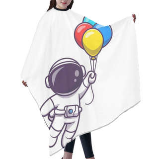 Personality  Cute Astronaut Themed Vector Design Suitable For A Children's Book Cover Hair Cutting Cape