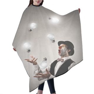 Personality  Juggling With Lights Hair Cutting Cape