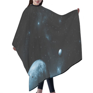 Personality  Planets In Dark Space Hair Cutting Cape